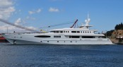 The launch of the 58m superyacht Egeria by Egeria Yachts