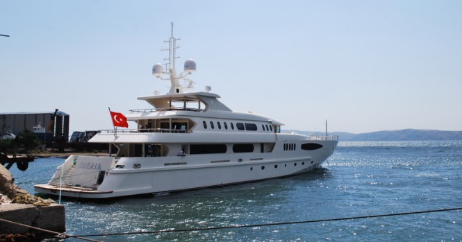 The newly launched Egeria superyacht by Egeria Yachts
