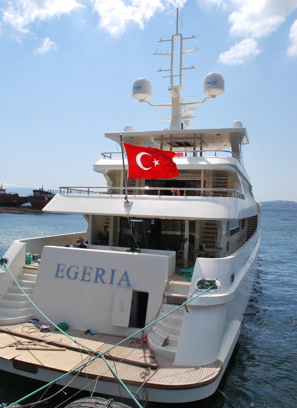 The newly launched Egeria superyacht by Egeria Yachts