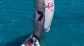 Wild Oats XI superyacht under spinnaker