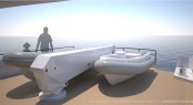 Yacht tenders aboard Global Explorer yacht Yacht tenders aboard Global Explorer yacht