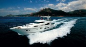 Fairline Squadron 78 luxury charter yacht XKE