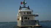 Irie Man superyacht - rear view Irie Man superyacht - rear view