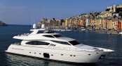 Luxury motor yacht Ferretti 881 RPH in Italy