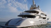 Nassima superyacht - rear view Nassima superyacht - rear view