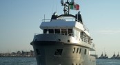 Ocean King 88 superyacht Irie Man - front view Ocean King 88 superyacht Irie Man - front view