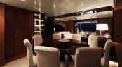 Superyacht Azimut 88 - Dining Area Superyacht Azimut 88 - Dining Area