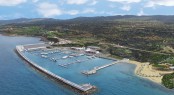 Aerial view of the Karpaz Gate Marina
