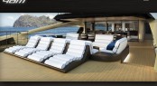Aft Deck of the Palmer Johnson 48m SuperSport Series motor yacht Aft Deck of the Palmer Johnson 48m SuperSport Series motor yacht