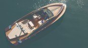 Antagonist yacht - view from above