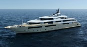 CRN 129 80 m motor yacht (to be launched in December) - designed by Zuccon International Project