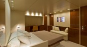 Comfortable cabins aboard superyacht Amer 92 Comfortable cabins aboard superyacht Amer 92