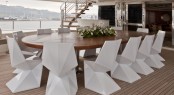 CRN motor yacht DARLINGS DANAMA - Upper Deck Dining