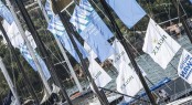 Dockside of the Yacht Club Costa Smeralda ahead of the start of the Rolex Swan Cup - Photo by RolexCarlo Borlenghi