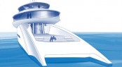 Feadship Future Concept ‘Relativity’ Aft View of spacios Beach Club