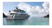 Fifth Ocean 28 yacht - rear view Fifth Ocean 28 yacht - rear view