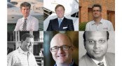 New speakers join GSF. Clockwise from top L to R: Erwin Bamps, Giovanni Battista Vacchi, Richie Blake, Toby Walker, Ken Hickling and Ashok Rajan
