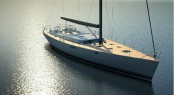 Luxury sailing yacht Contest 72CS - the new flagship of the Contest fleet due to be launched this month