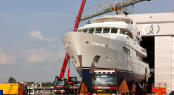 Luxury yacht SOFIA launched by Moonen Shipyards