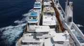 Sevenstar Yacht Transport carrying 93 yachts on 7 motor vessels for FLIBS 2012