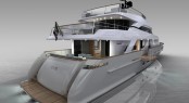 Superyacht SD110 - rear view