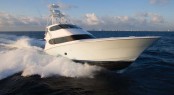 The new Hatteras 77 Covertible superyacht to boast a Seakeeper M26000 gyros
