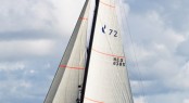 22m sailing yacht Contest 72CS under sail