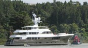 39m expedition yacht CaryAli built by Alloy Yachts and managed by MCM