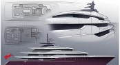 70m Eidsgaard Design yacht concept for Benetti Innovation Project