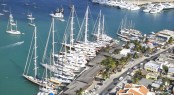 Aerial view of the Palapa Marina Aerial view of the Palapa Marina