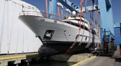 Launch of the Serenity yacht at Azimut-Benetti Group's Lusben company