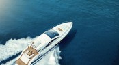 Luxury yacht Phantom 800 - view from above Luxury yacht Phantom 800 - view from above
