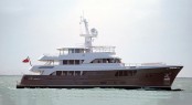 The newly launched AY44 superyacht Cary Ali by Alloy Yachts