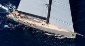 100ft WallyCento superyacht Hamilton competing in Porto Cervo - Photo credit YCO