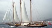 55m sailing yacht Shenandoah of Sark at the start of the race - Photo credit Juan Ruiz