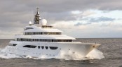 Another beautiful 88-metre vessel just delivered by Lurssen - superyacht Quattroelle Photo by Klaus Jordan