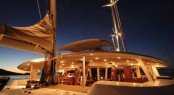Douce France superyacht by night - Exterior Douce France superyacht by night - Exterior