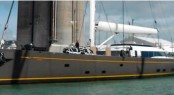 50m Fitzroy superyacht Ohana with sails by Doyle Sails and Stratis