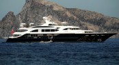 Lyana superyacht at the Aeolian Islands - Sicily - Italy
