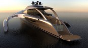 Motor yacht Adastra Aft - Design by John Shuttleworth Yacht Designs