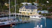 New Caribbean studio of Setzer Yacht Architects in the heart of Antigua's Falmouth Harbour superyacht marina