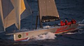 Sailing yacht WILD OATS XI at sunrise - Photo credit Rolex - Carlo Borlenghi