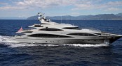 47 m Benetti Yacht with interior design by Rhoades Young