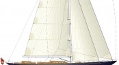 48 m Royal Huisman sailing yacht RHS 393 designed by Hoek and Rhoades Young