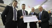 Cheque for &Acirc;&pound;72,273 for Macmillan Cancer Support