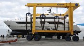 Launch of the Sanlorenzo SD122 superyacht Alchemist Too