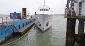 Luxury charter yacht Lady K II (ex Princess Tanya) docked at Solent Refit