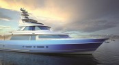 115' Nordlund Sportfisher Yacht with unique glass by Glasshape and Alexseal