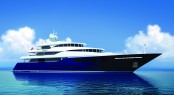 60 m mega yacht Ruea 60 concept by Ruea Yachts