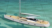 Luxury sailing yacht Swan 105 Credit Nautors Swan 2012